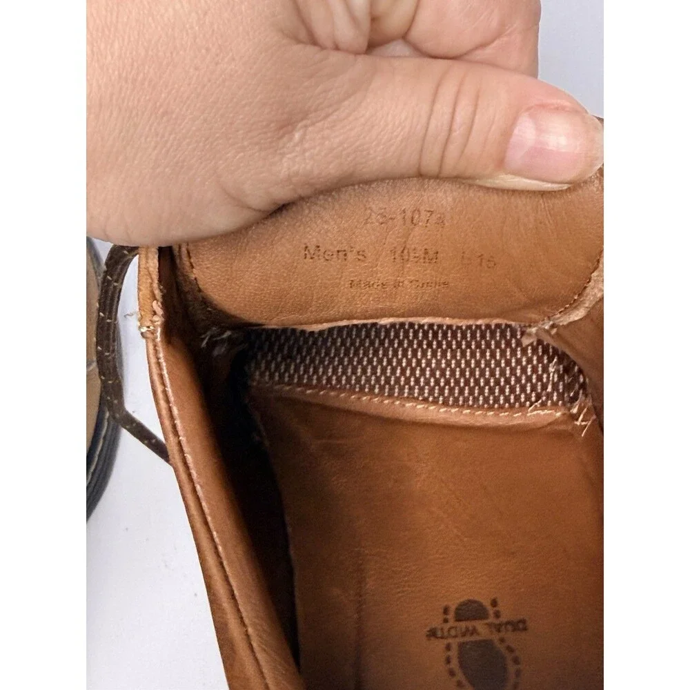 Johnson & Murphy XC4 System Waterproof Sheepskin Dual Width, Brown, Mens S